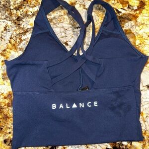 Balance Athletica Deep Blue Sports Bra